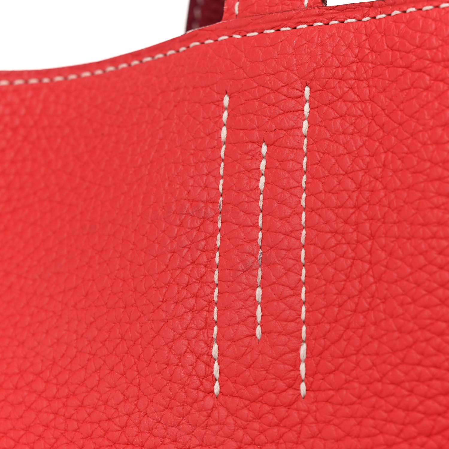 Hermes Taurillon Clemence Double Sens 45 Reversible Tote Rubis Rose Jaipur 17 of 17