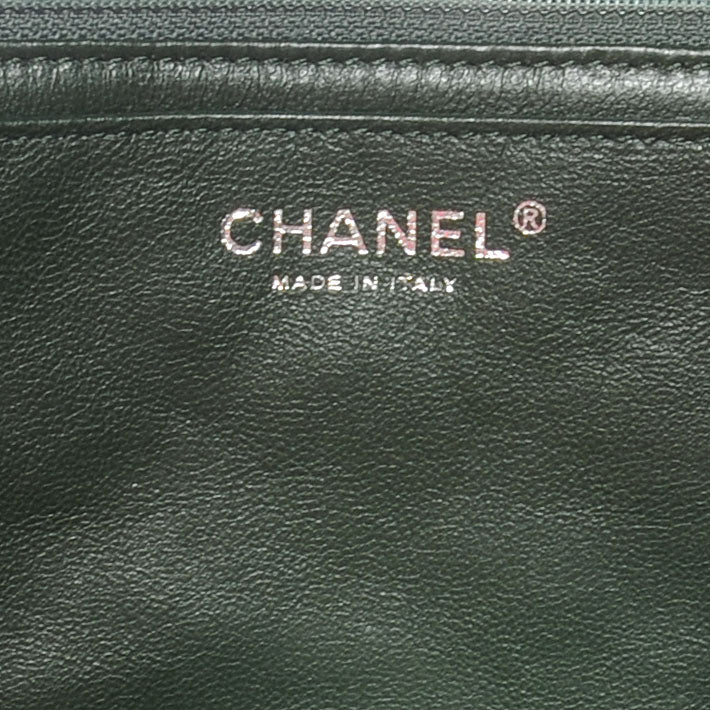 Chanel Lambskin Jumbo Single Flap Dark Green 6 of 7