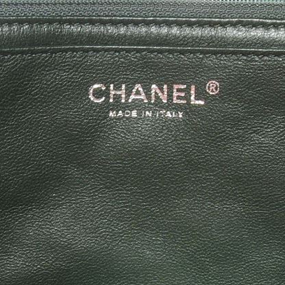 Chanel Lambskin Jumbo Single Flap Dark Green 6 of 7