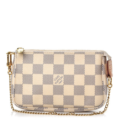 Louis Vuitton Damier Azur Mini Pochette Accessories 1 of 10