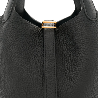 Hermes Taurillon Clemence Picotin Lock 18 PM Black 8 of 11