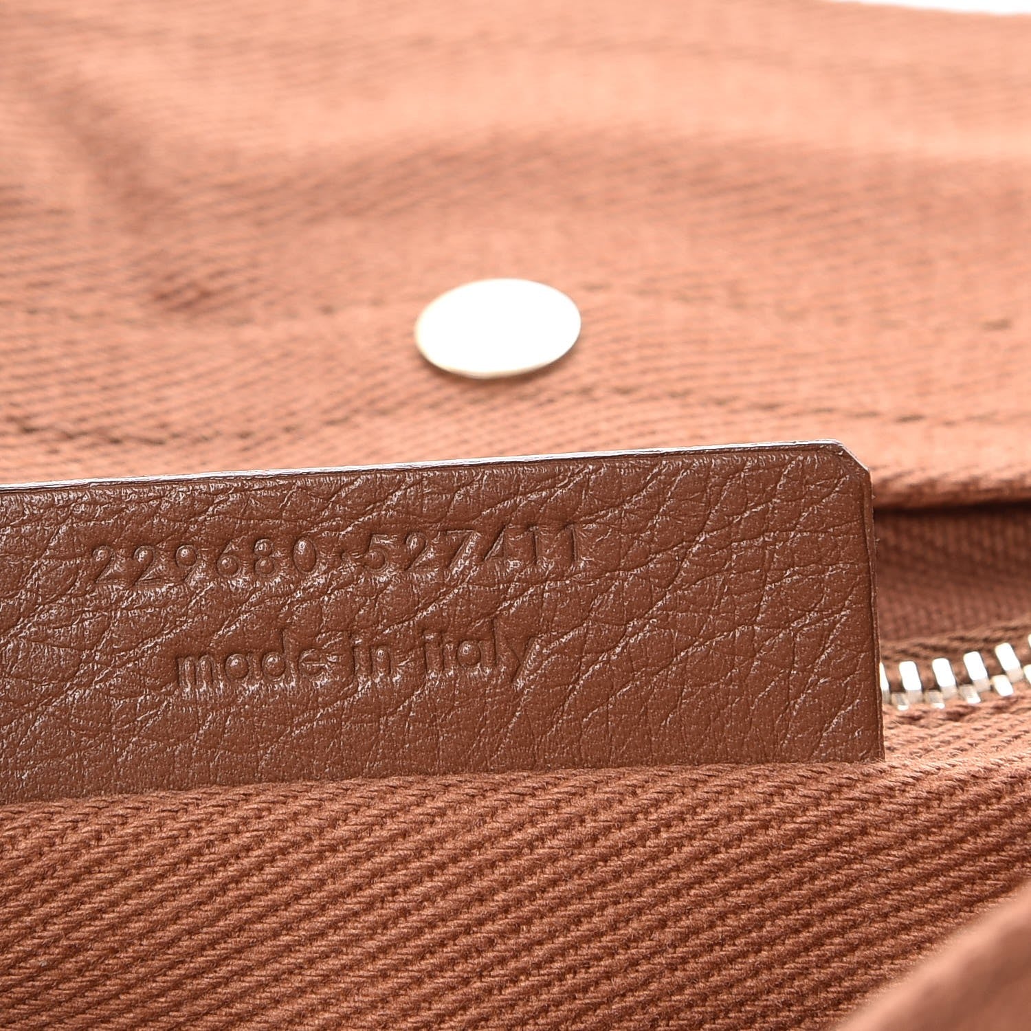 Saint Laurent Calfskin Canvas Medium Muse Two Brown 8 of 12