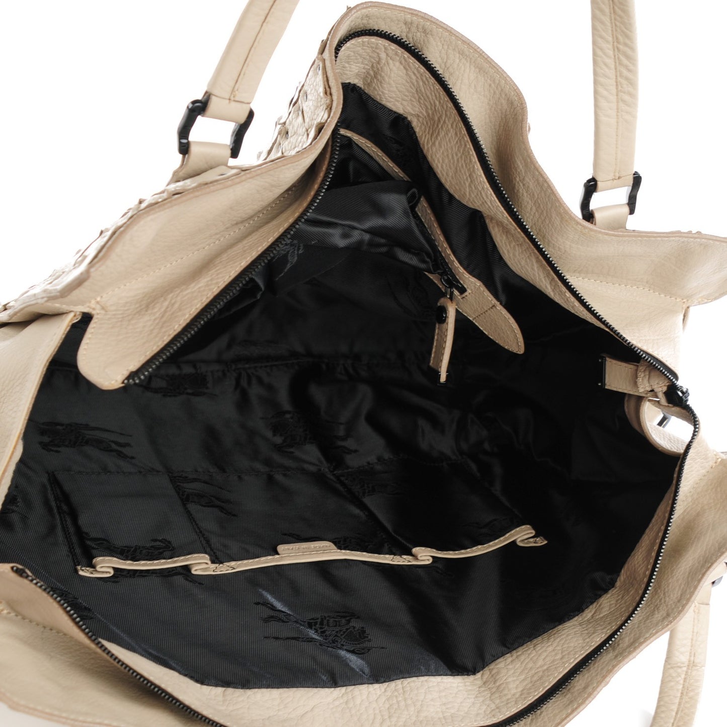 Prorsum Calfskin Studded Large Warrior Tote Beige