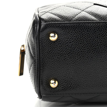 Chanel Caviar Quilted Small Bowler Black 9 of 16