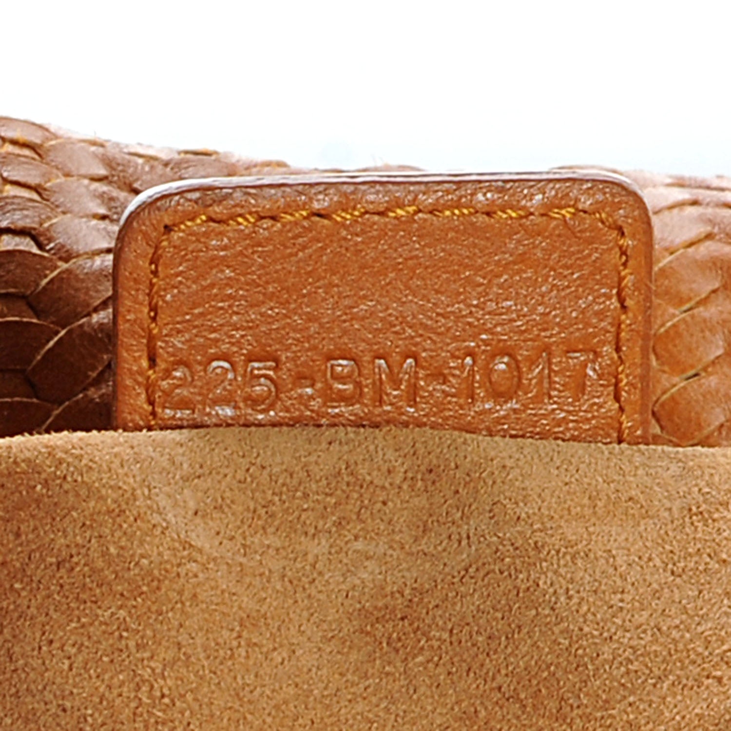 Christian Dior Leather Soft Woven Tote Brown 6 of 7