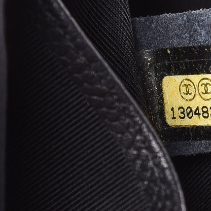 Chanel Caviar Half Moon Wallet On Chain WOC Black 9 of 11