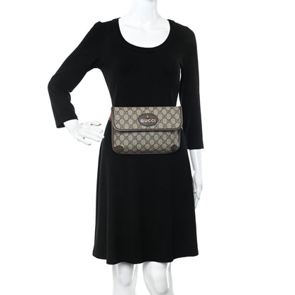 Gucci GG Supreme Monogram Neo Vintage Web Belt Bag Brown 2 of 12