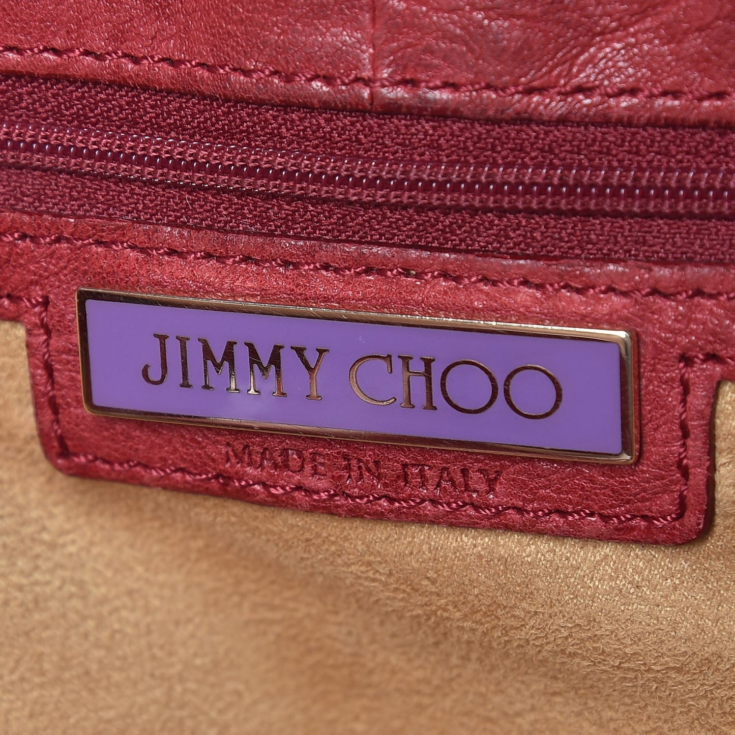 Calfskin XL Ramona Tote Burgundy Red