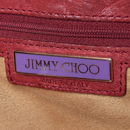 Jimmy Choo Calfskin XL Ramona Tote Burgundy Red 7 of 17