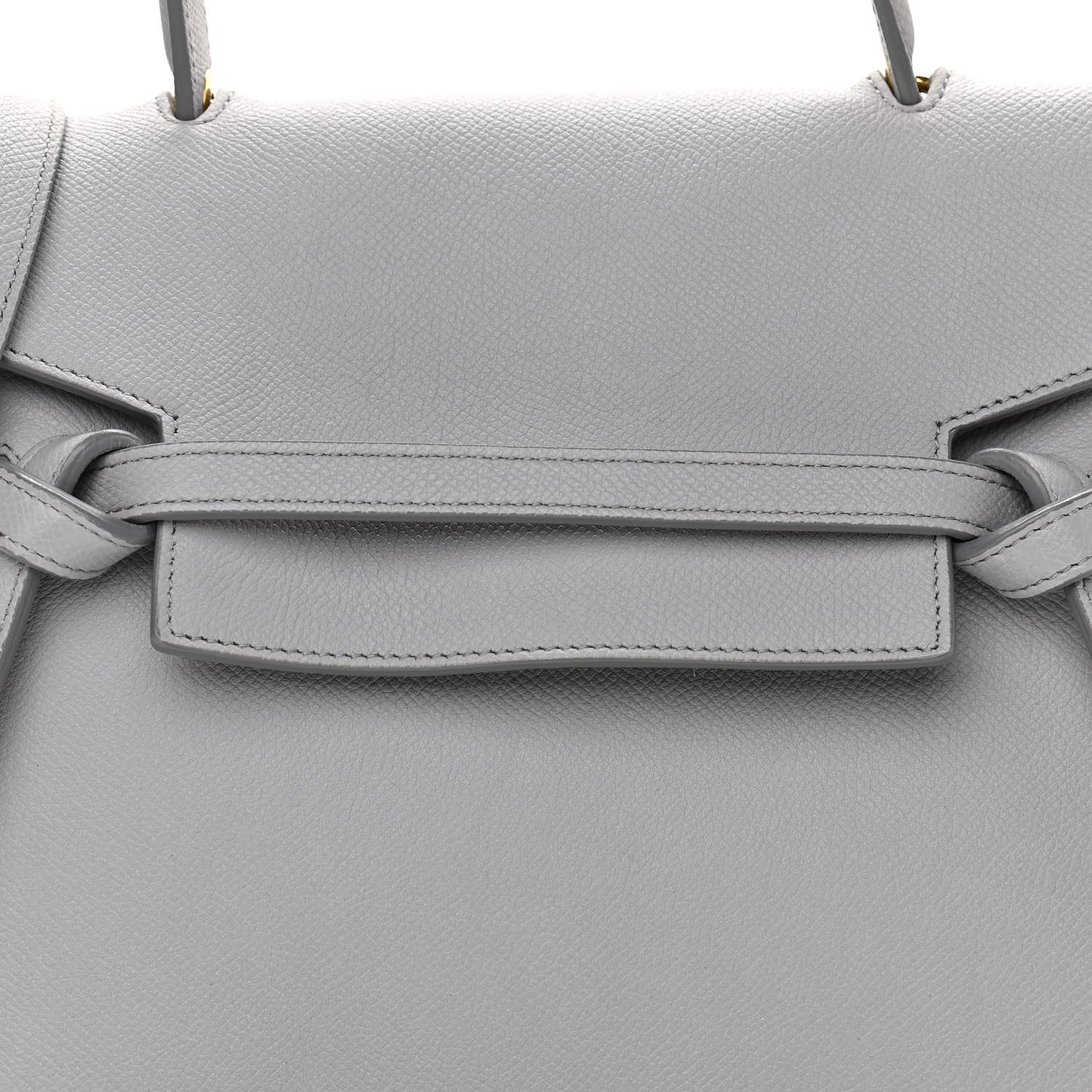 Grained Calfskin Micro Belt Bag Cloud