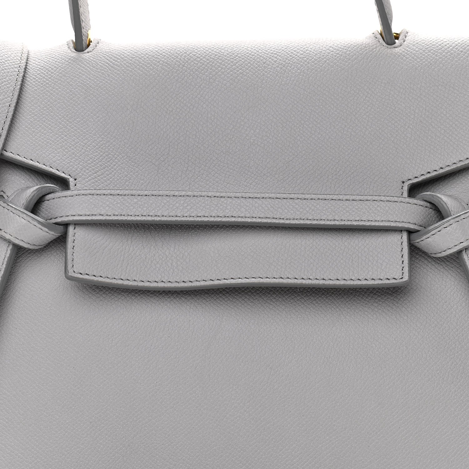 Celine Grained Calfskin Micro Belt Bag Cloud 8 of 11