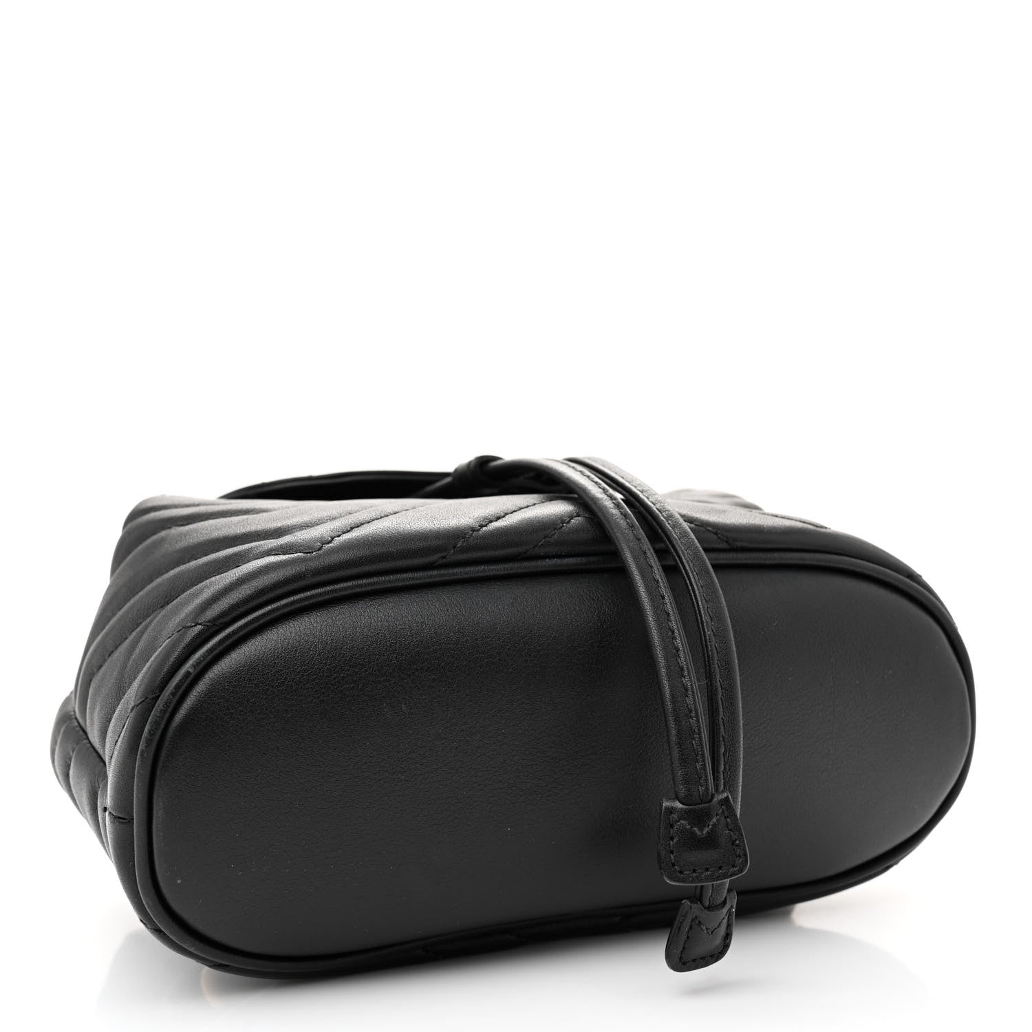 Gucci Calfskin Matelasse GG Marmont Flap Backpack Black 4 of 11