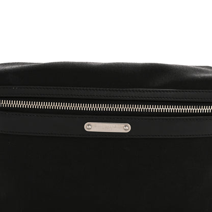 Saint Laurent Canvas Calfskin City Belt Bag Black 8 of 13