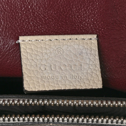 Gucci Grainy Calfskin Medium Zumi Top Handle Bag Mystic White 6 of 9