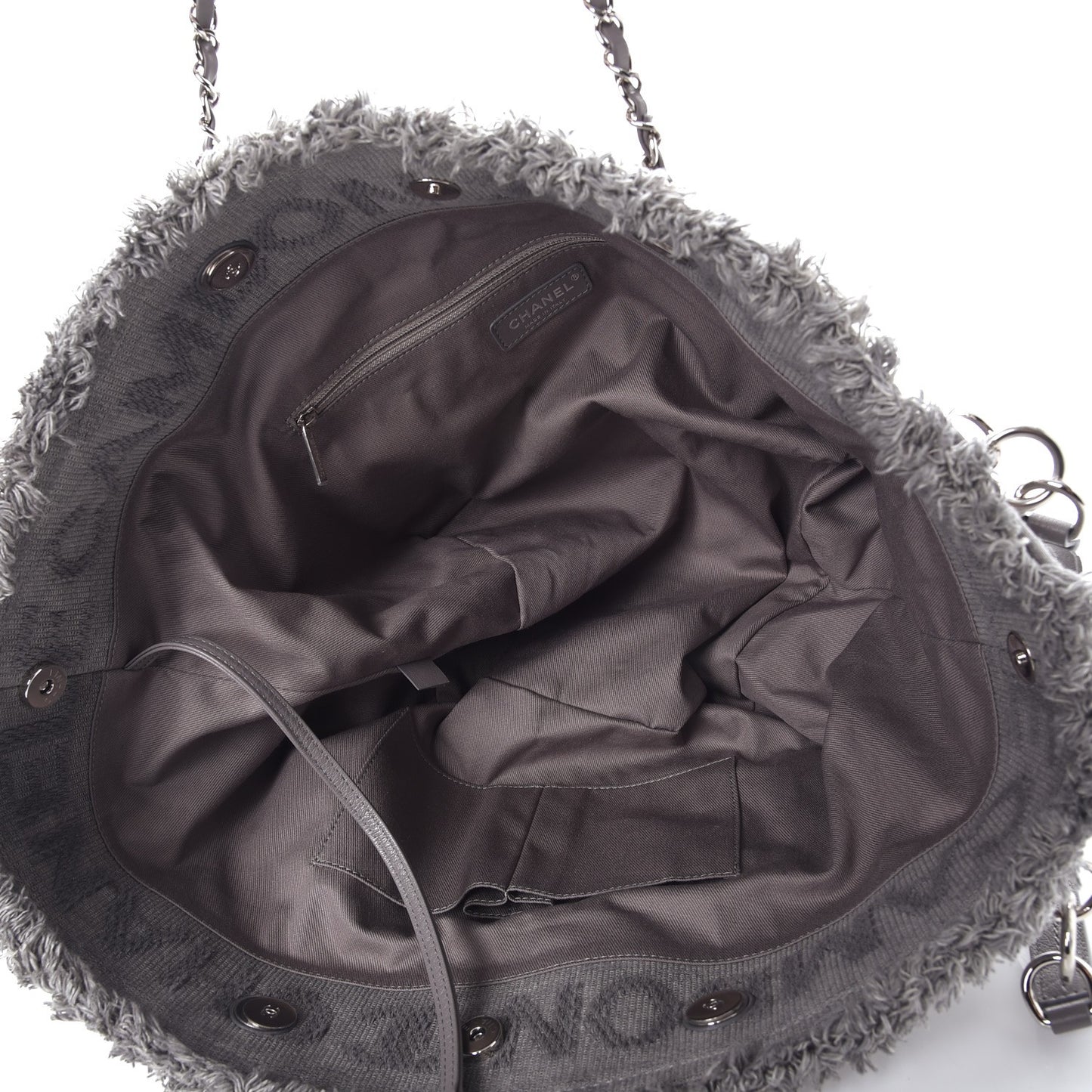 Canvas Small Double Face Tote Gray