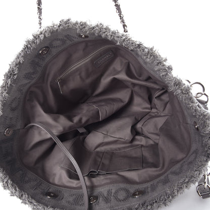 Chanel Canvas Small Double Face Tote Gray 5 of 7