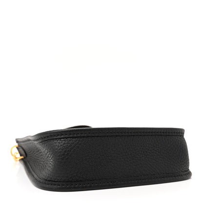 Hermes Taurillon Clemence Evelyne TPM Black 4 of 11