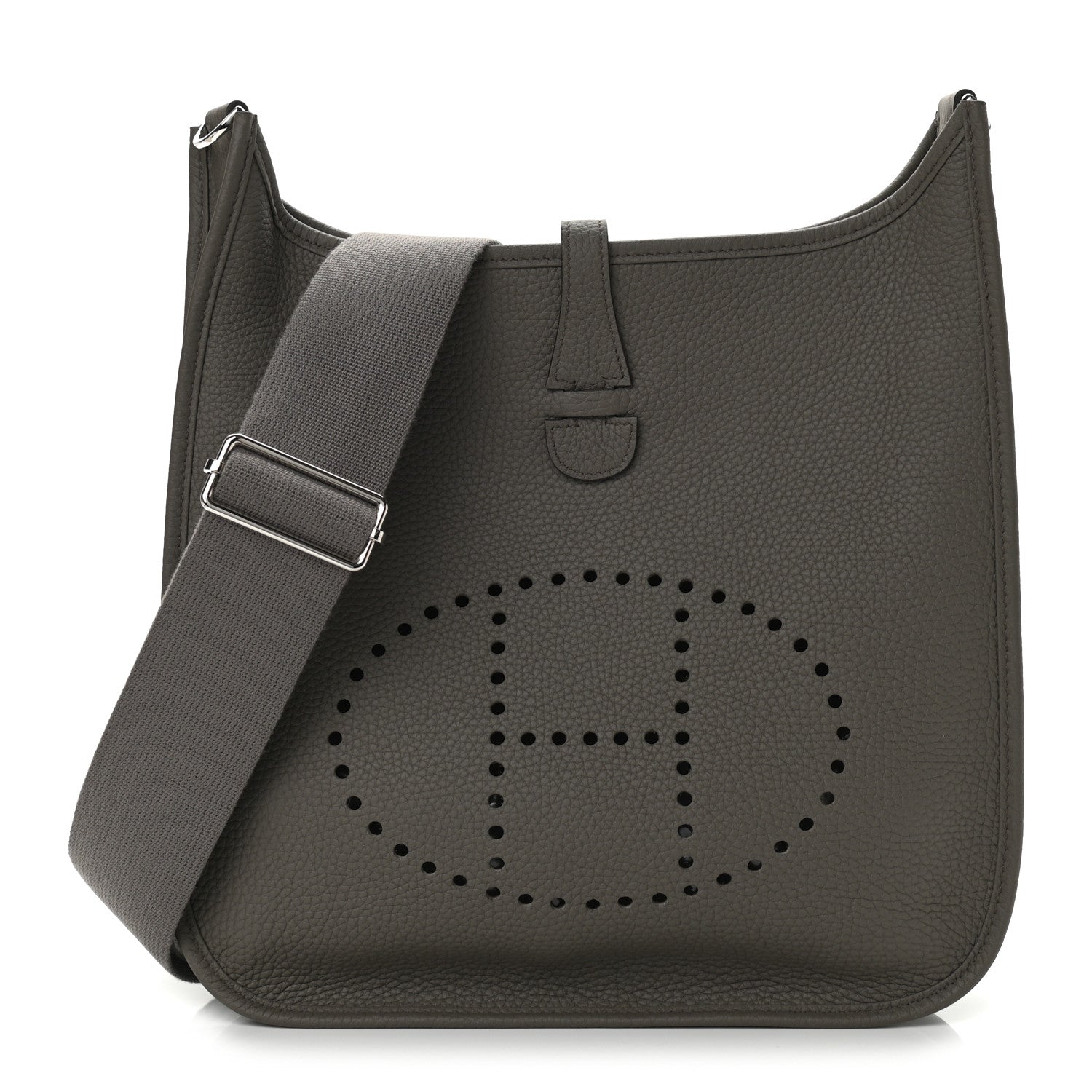 Hermes Taurillon Clemence Evelyne III PM Etain 1 of 10