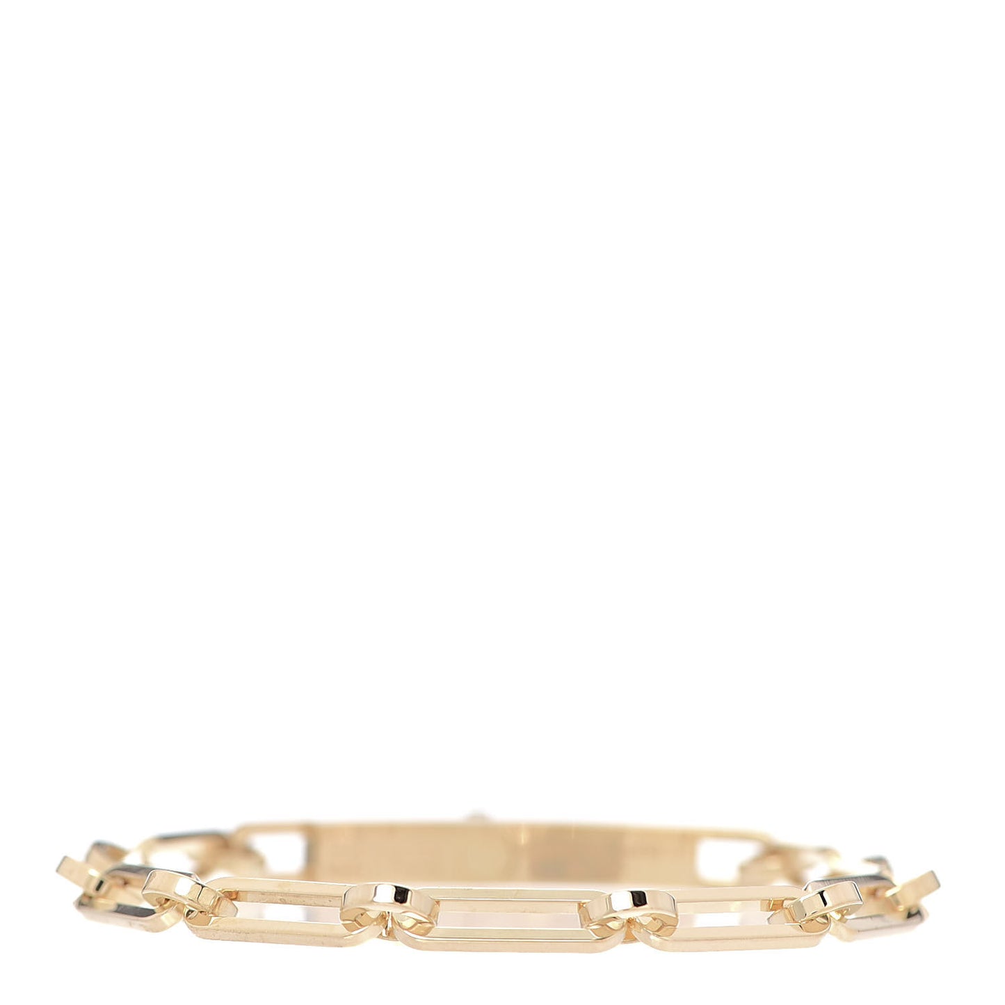 18K Yellow Gold Diamond PM Kelly Chaine Bracelet ST