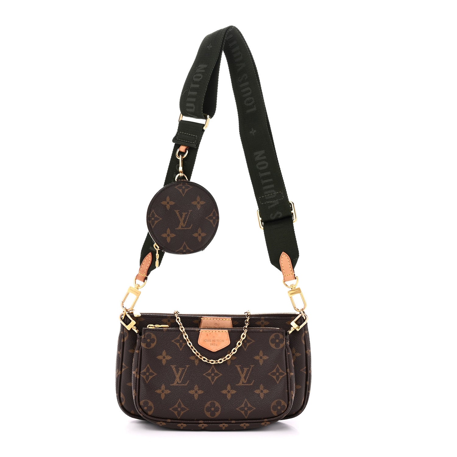 Louis Vuitton Monogram Multi Pochette Accessories Kaki 1 of 11