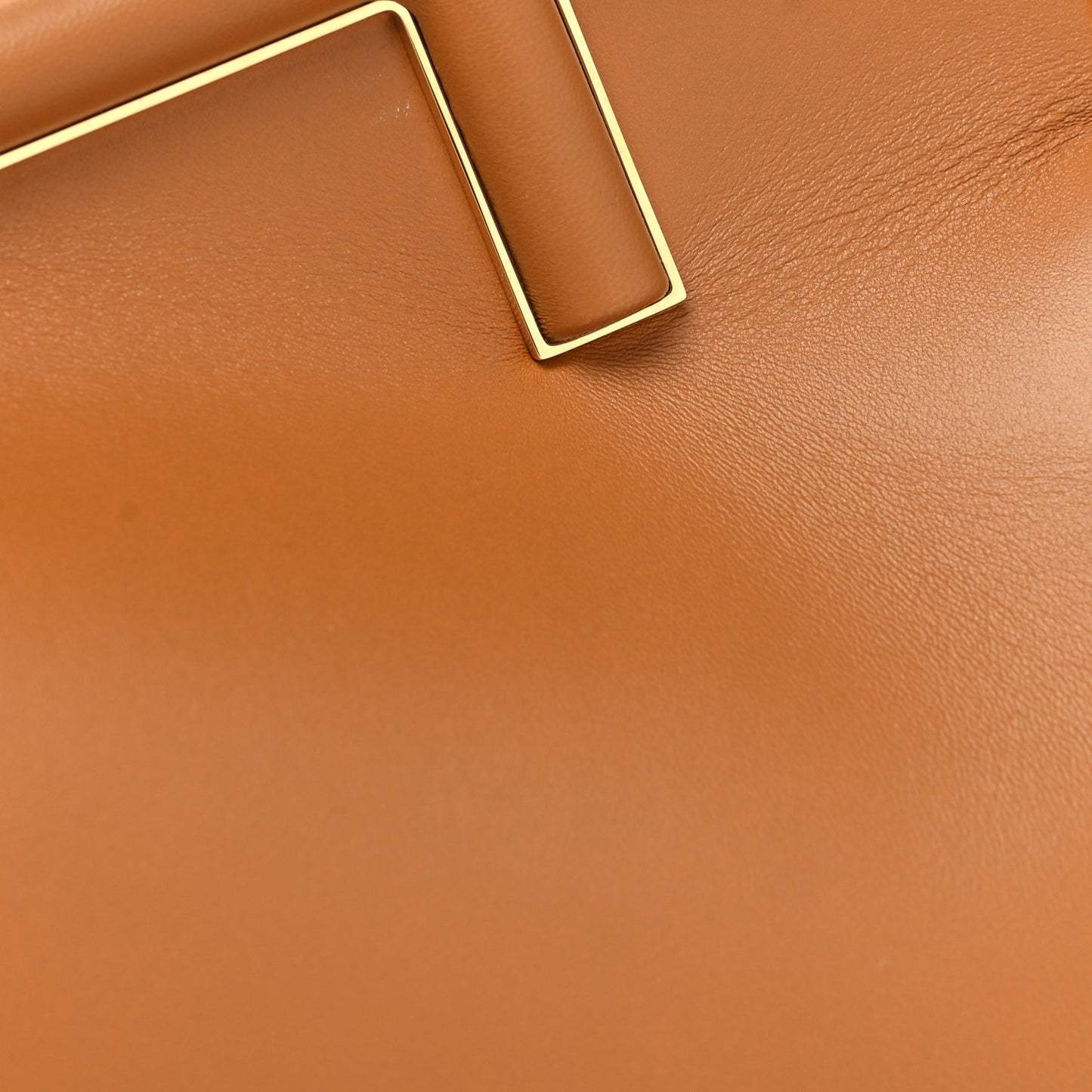 Shiny Nappa Small Fendi First Caramello