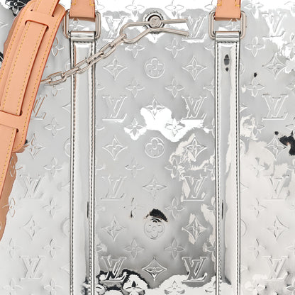 Louis Vuitton Monogram Mirror Sac Plat NM Silver 7 of 9