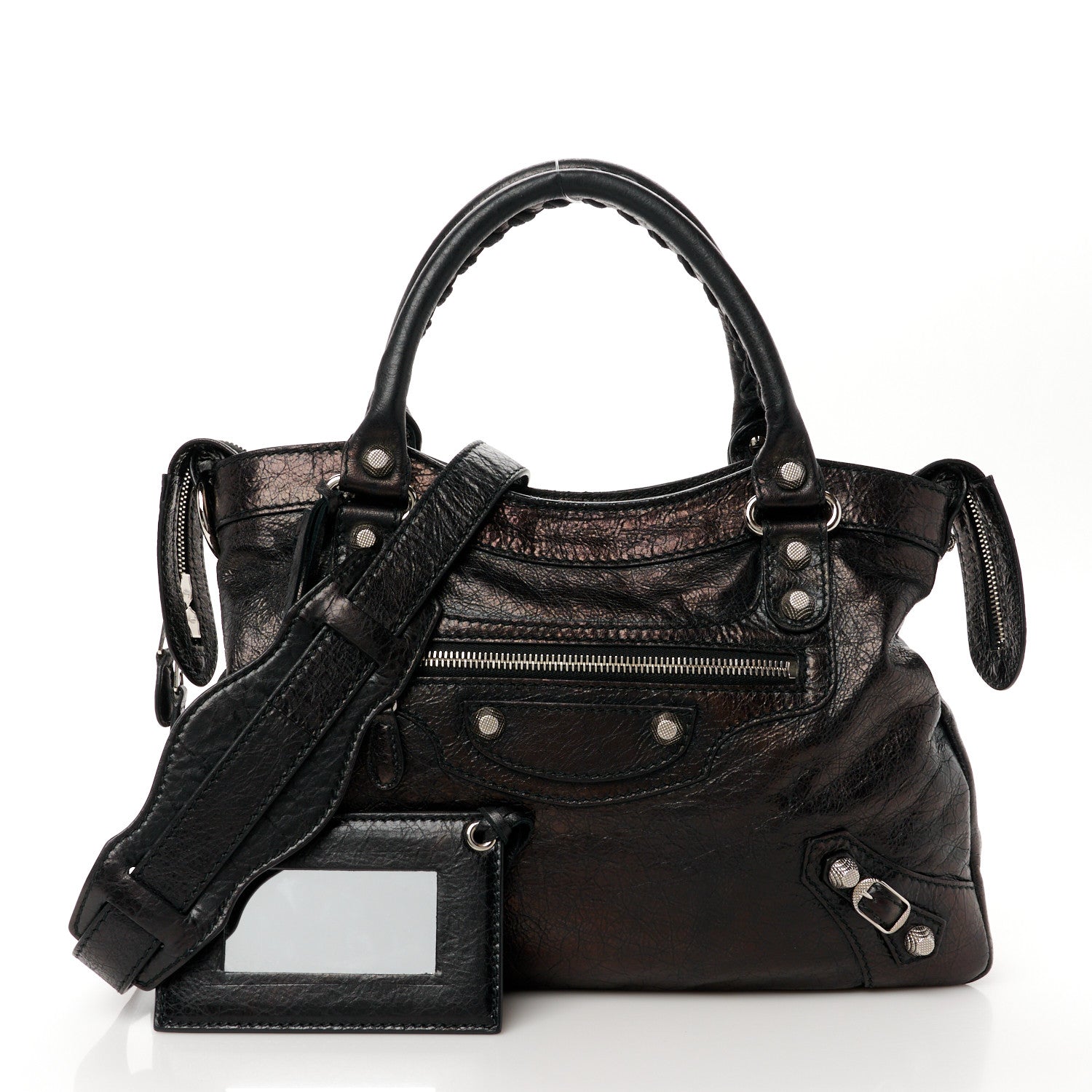 Balenciaga Agneau Giant 12 Silver Hardware Town Black 3 of 12