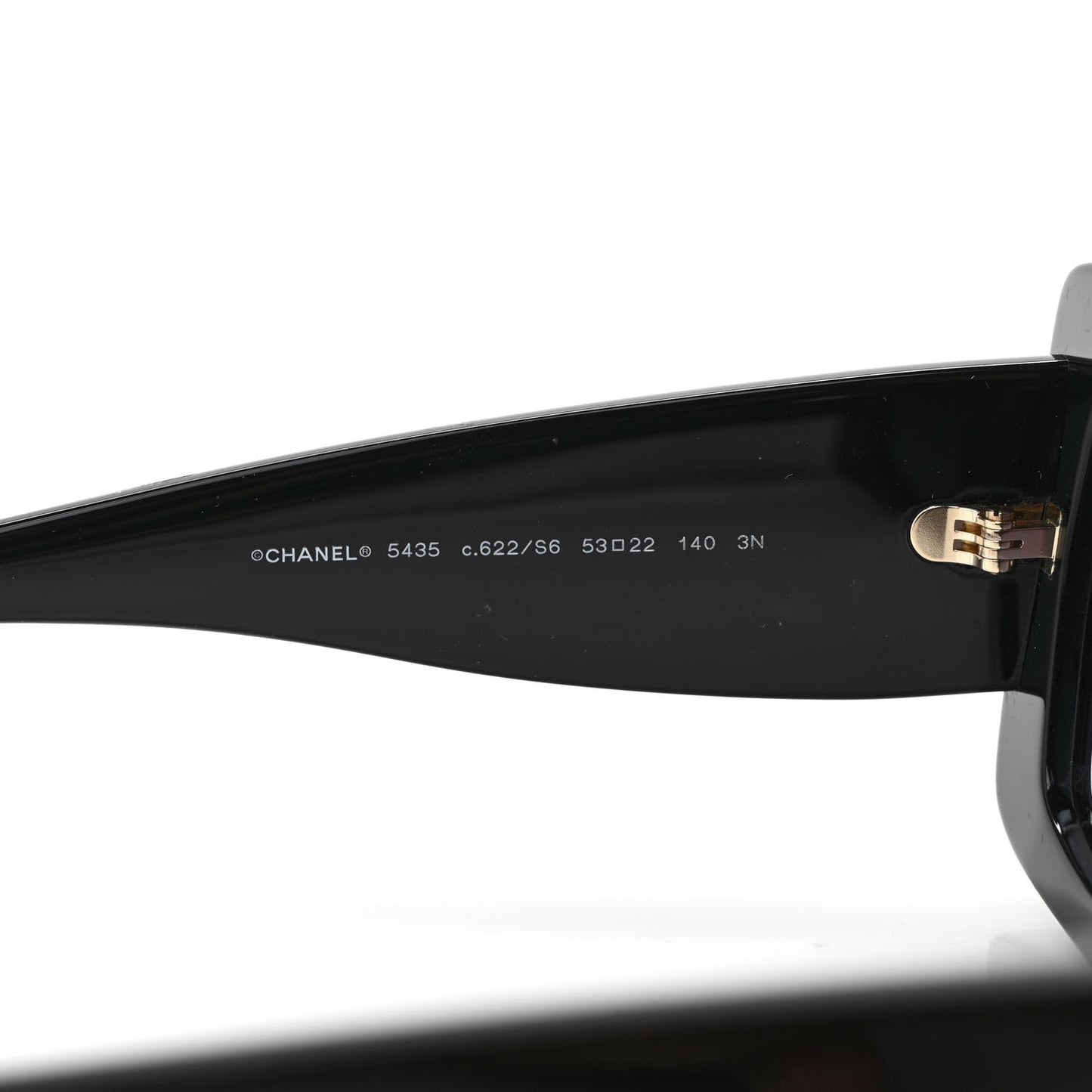 Acetate Rectangle Sunglasses 5435 Black