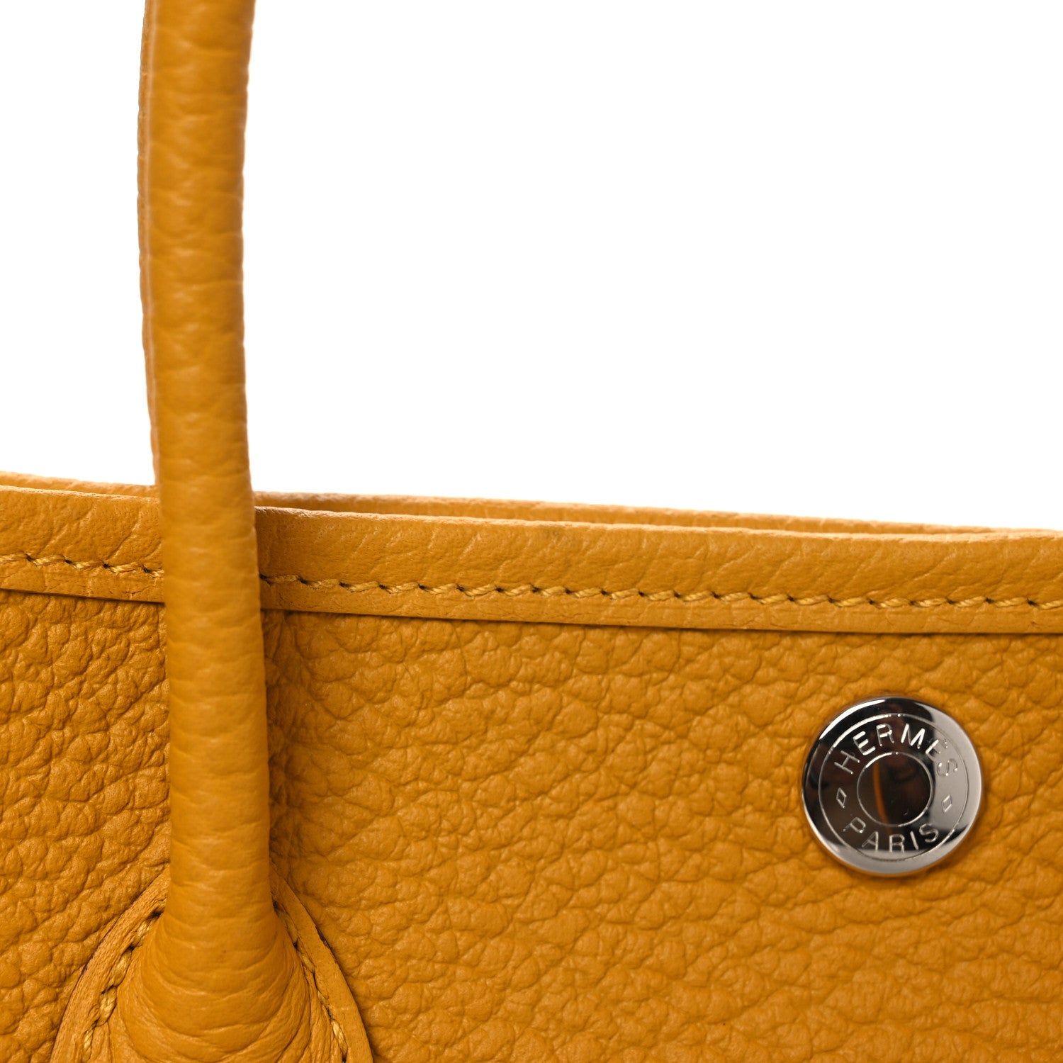 Hermes Vache Country Garden Party 30 TPM Jaune Ambre 10 of 10