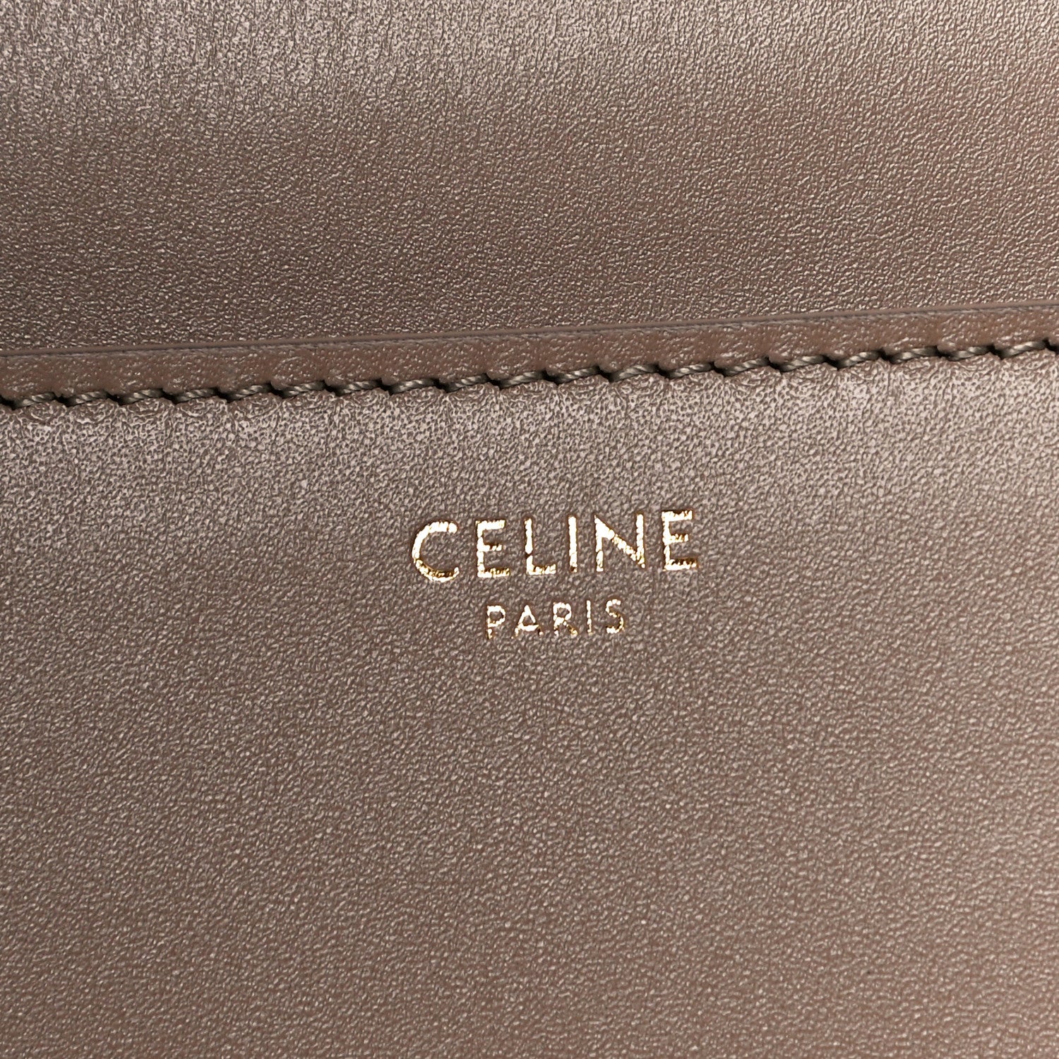 Celine Satinated Calfskin Medium 16 Top Handle Bag Beige 8 of 9