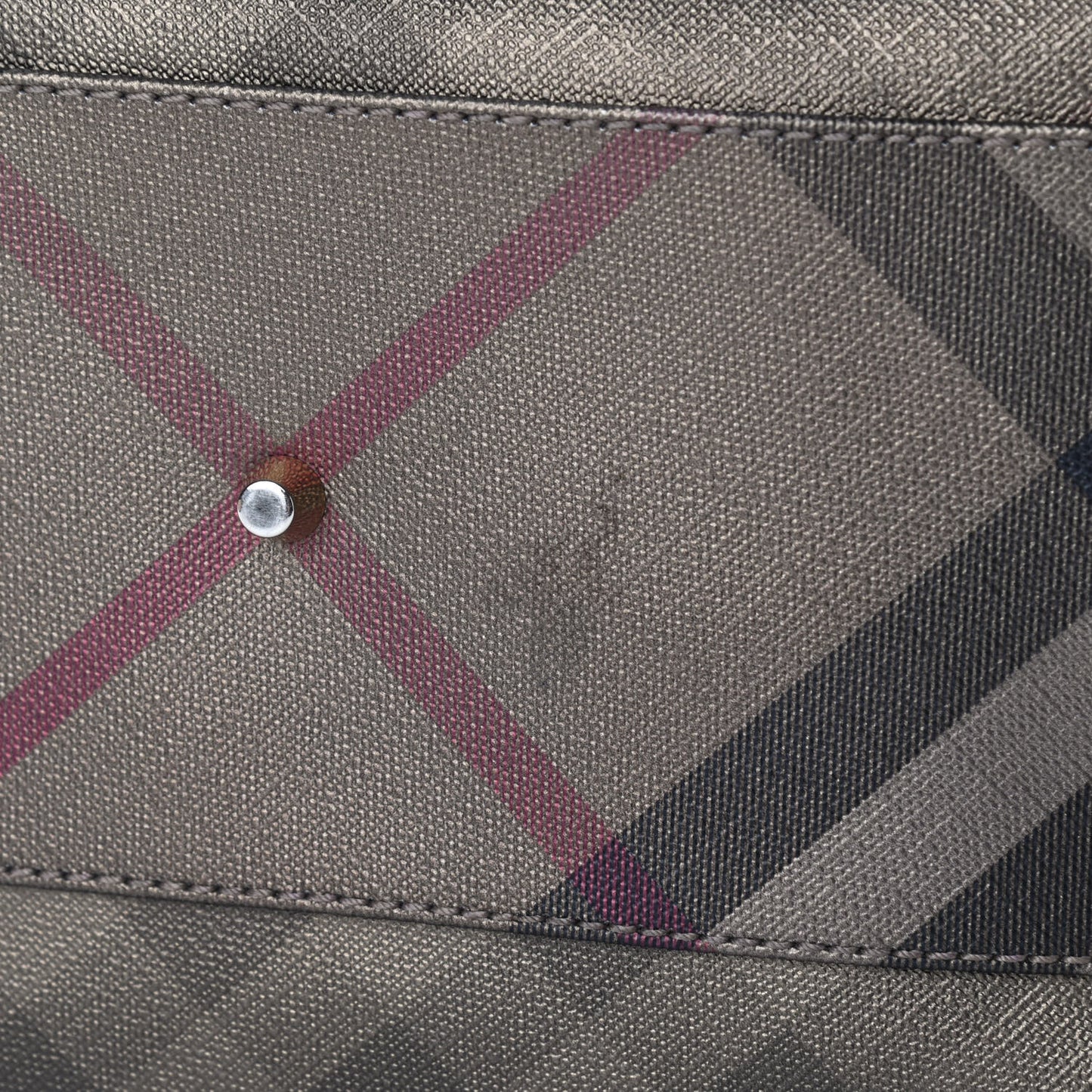 Metallic Nova Check Small Canterbury Tote Gold