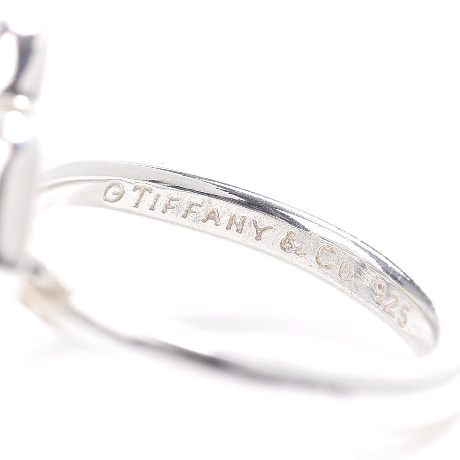 Tiffany Sterling Silver Open Flower Ring 49 5 5 of 5