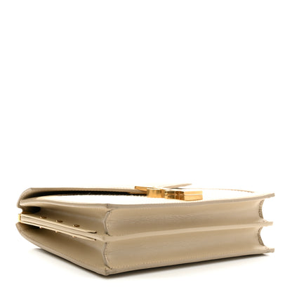 Saint Laurent Canvas Calfskin Classic Monogram Cassandra Natural Beige Sea Salt 4 of 11
