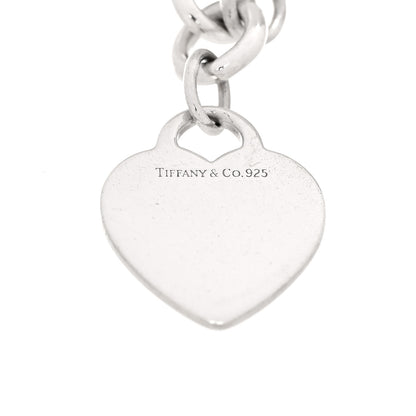Tiffany Sterling Silver Heart Tag Charm Bracelet 5 of 5