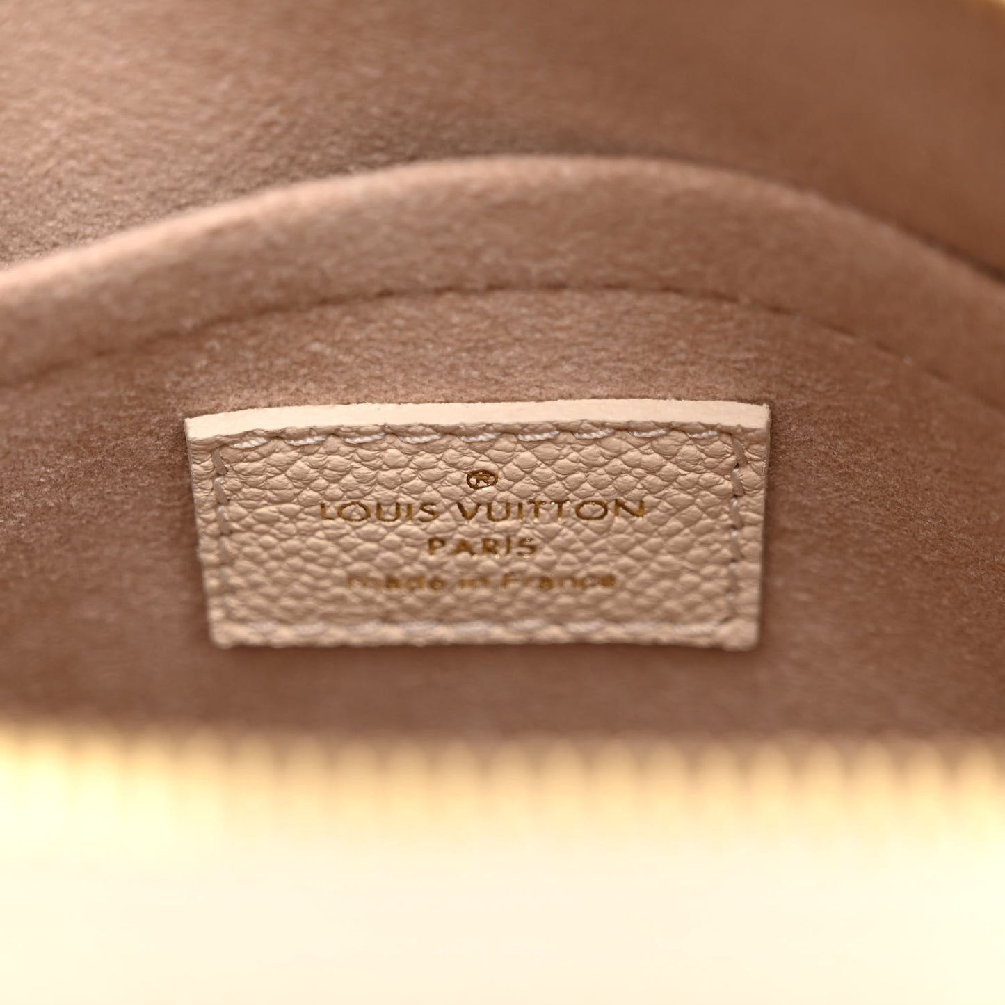 LOUIS VUITTON Empreinte Monogram Giant Speedy Bandouliere 20 Creme Rose Trianon