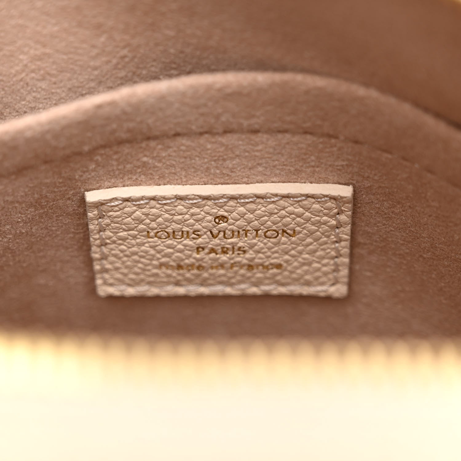 Louis Vuitton LOUIS VUITTON Empreinte Monogram Giant Speedy Bandouliere 20 Creme Rose Trianon 6 of 10