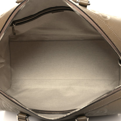 Gucci Piuma Calfskin Jumbo GG Embossed Large Duffle Bag Good Taupe 5 of 12