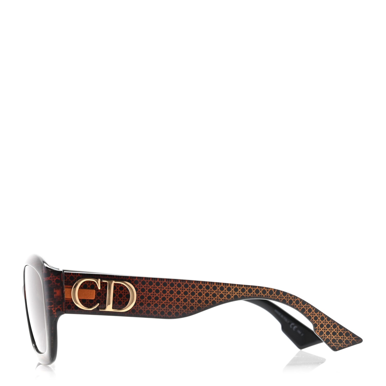 Christian Dior Acetate Cannage DCB2M Dior Sunglasses Brown 3 of 9