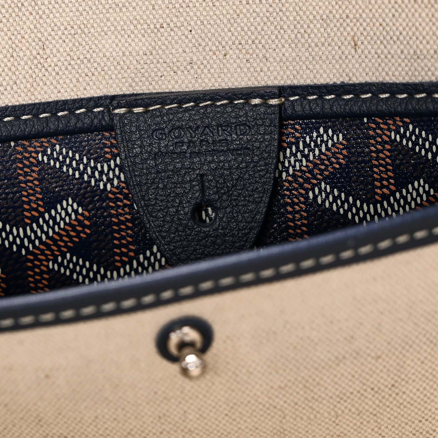 Goyard Goyardine Artois MM Navy 6 of 10