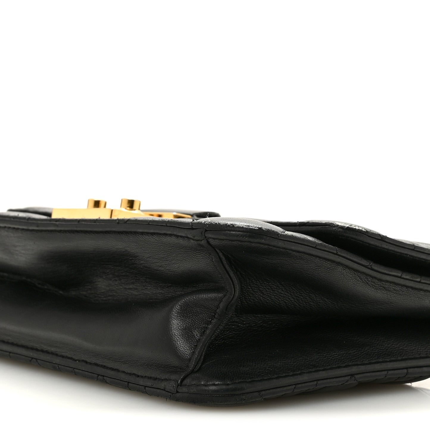Lambskin Cannage Miss Dior Promenade Pouch Black