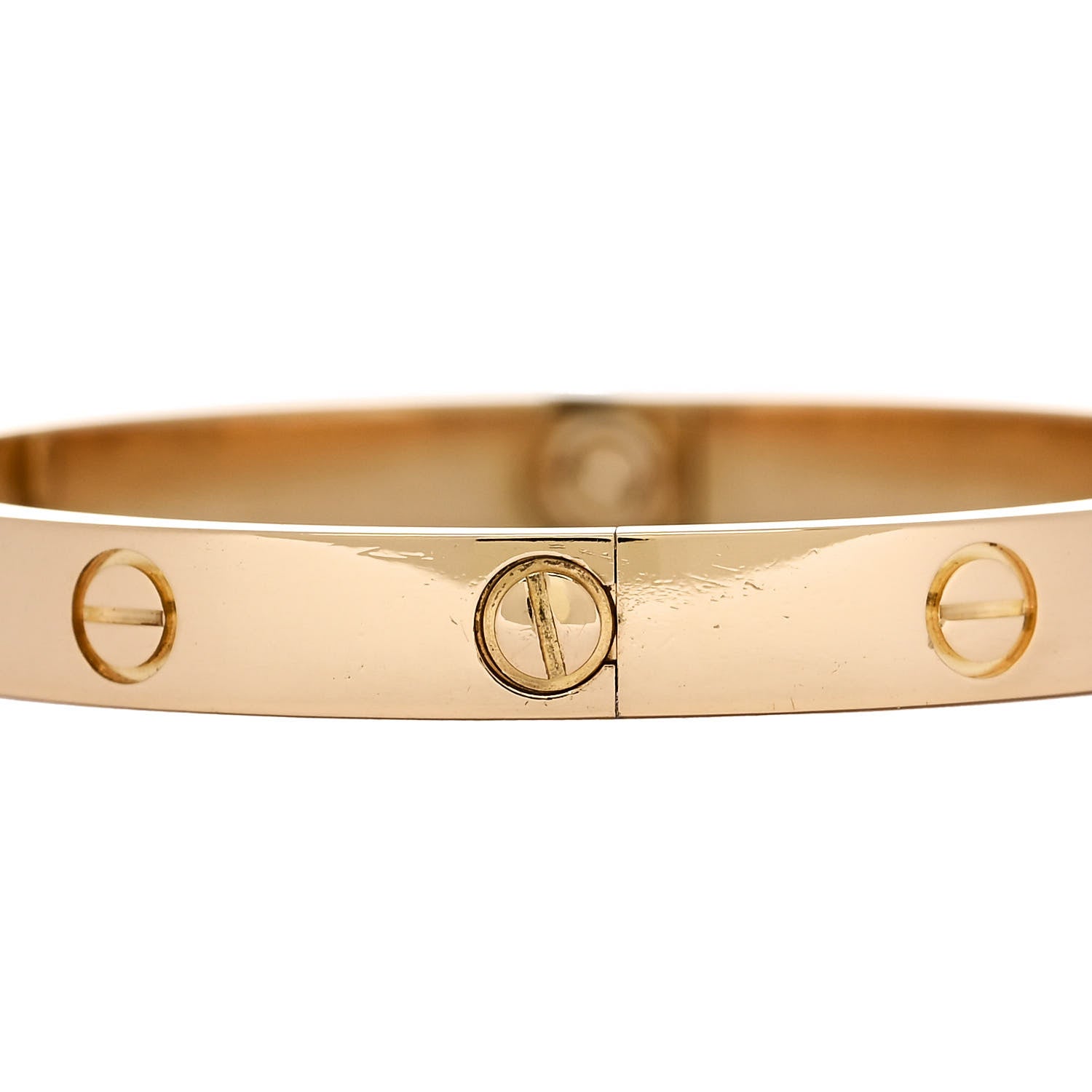 Cartier 18K Yellow Gold LOVE Bracelet 17 4 of 8