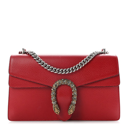 Gucci Dollar Calfskin Swarovski Crystal Small Dionysus Shoulder Bag Hibiscus Red 1 of 11