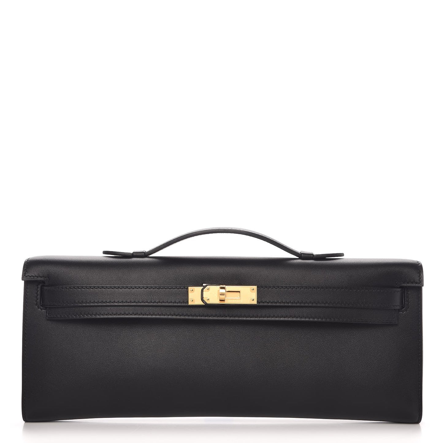 Swift Kelly Cut Clutch Pochette Black