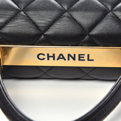 Chanel Lambskin Quilted Large Trendy CC Dual Handle Flap Bag Black 22 of 22
