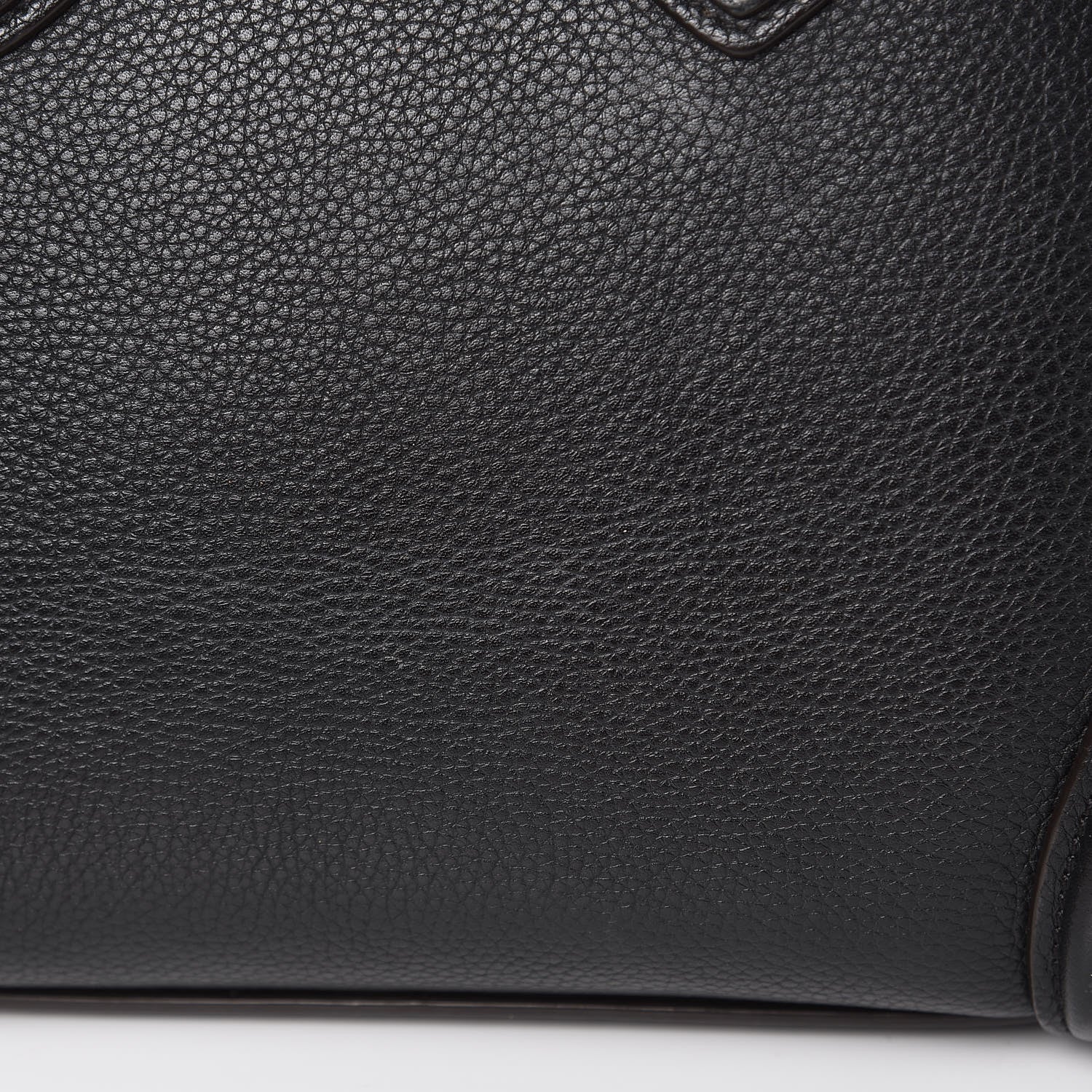 Celine Drummed Calfskin Micro Luggage Black 12 of 16
