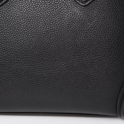Celine Drummed Calfskin Micro Luggage Black 12 of 16