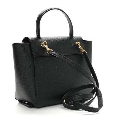 Celine Grained Calfskin Nano Belt Bag Black 3 of 8