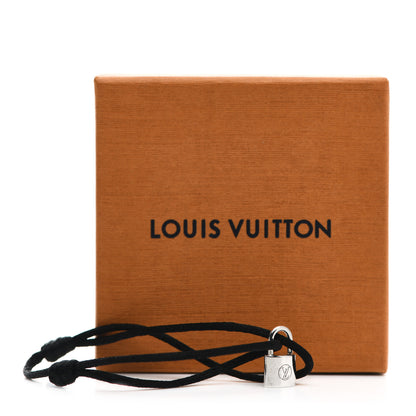 Louis Vuitton X UNICEF Sterling Silver Lockit Bracelet Black 6 of 6