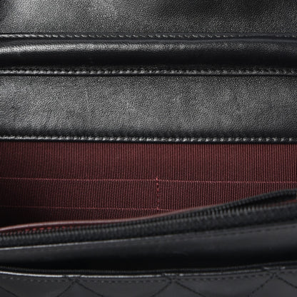 Chanel Lambskin Quilted Wallet On Chain WOC Black 10 of 12