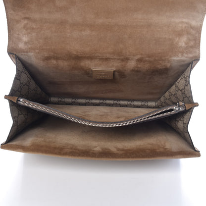 Gucci GG Supreme Monogram Medium Dionysus Shoulder Bag Taupe 5 of 16